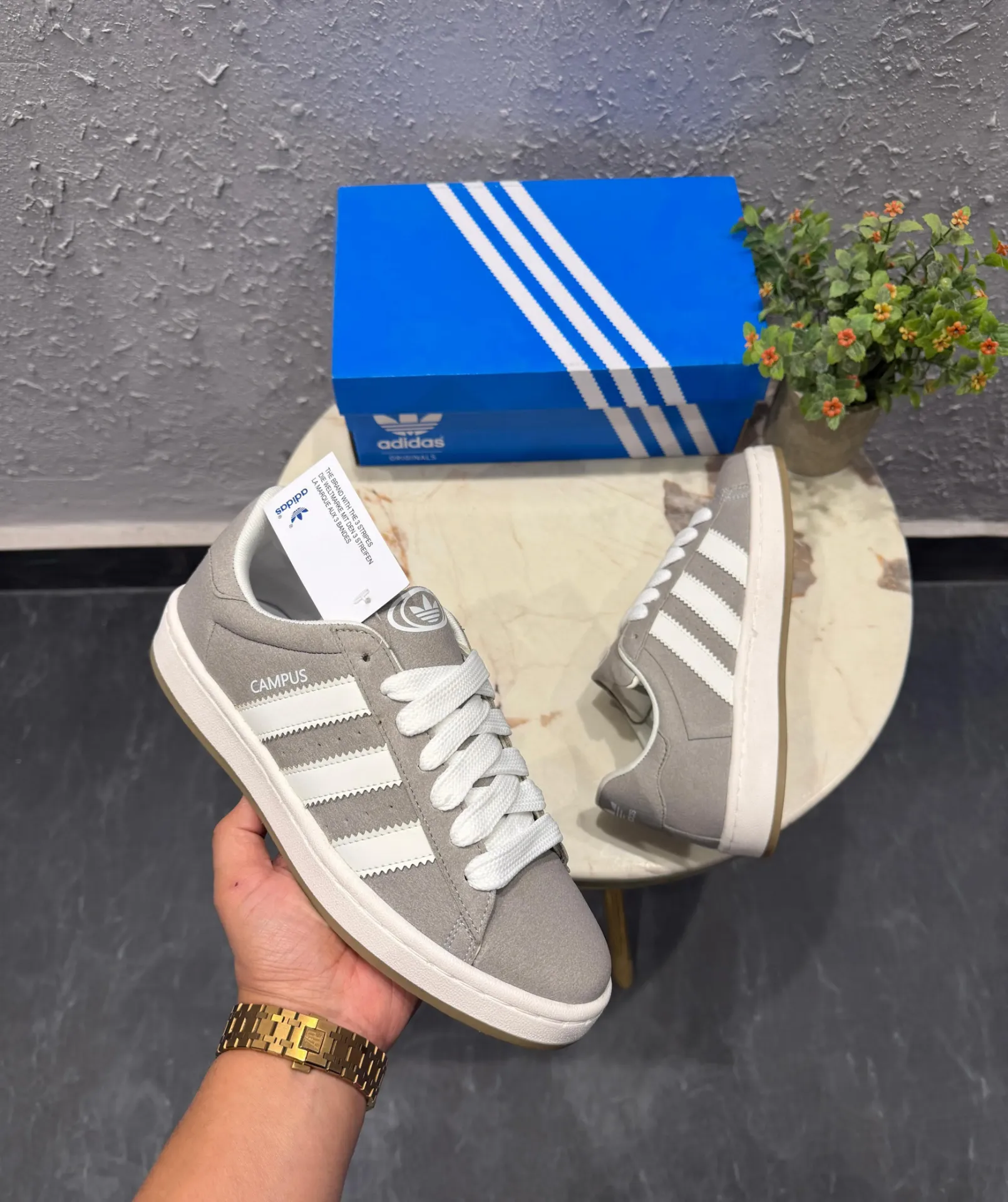 Adidas campus basic grey 