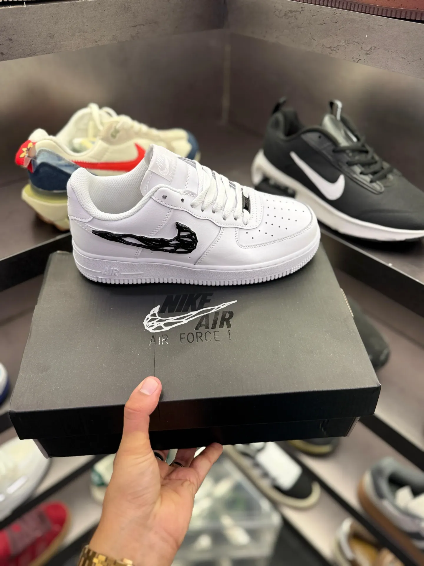 Nike air force one molten metal venom (40)