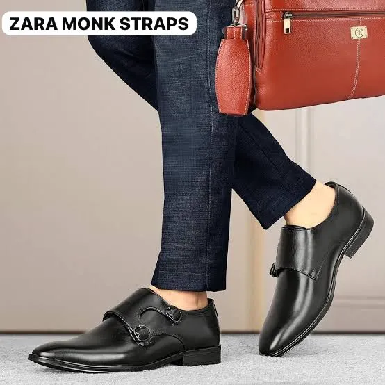 Zara monk strap formal shoe (40)