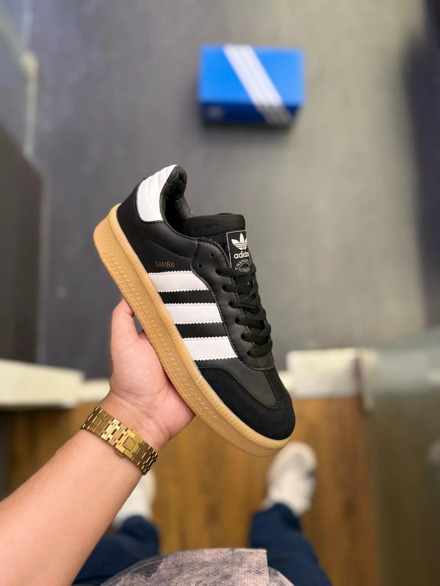 Adidas samba clg gum black  (36)