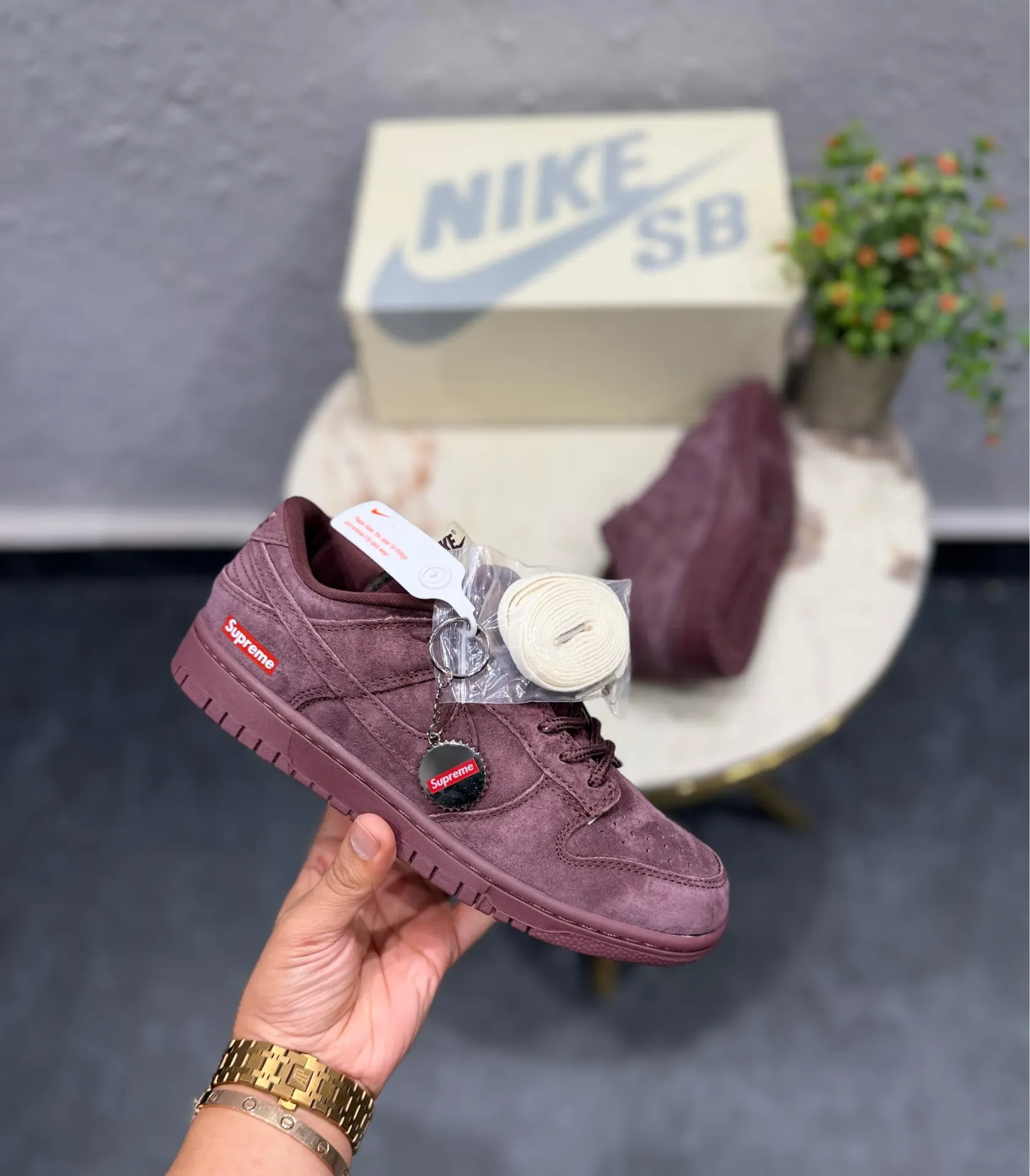 Nike SB Dunk Supreme 2025 burgundy 