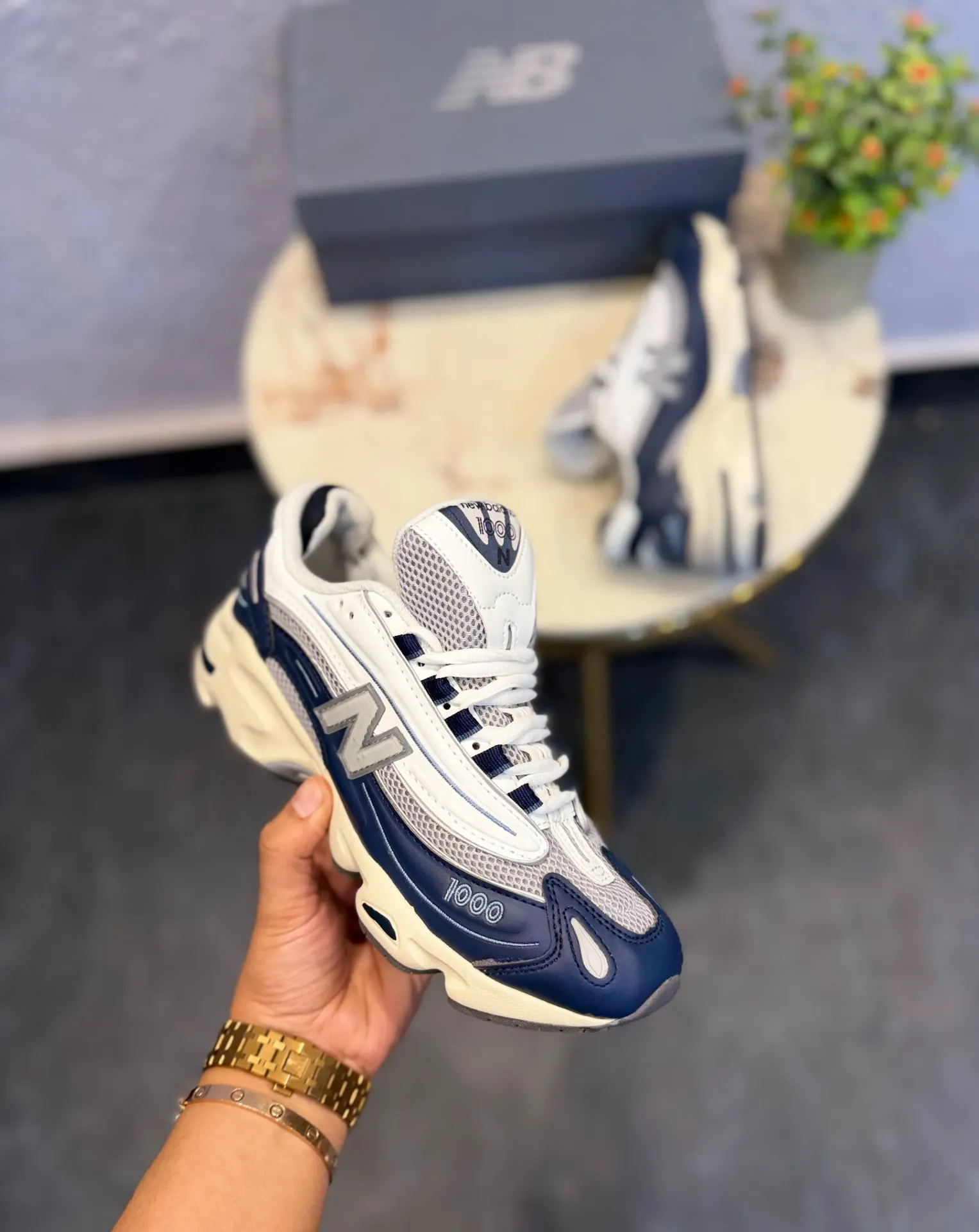 New balance 1000 navy sea salt  (40)