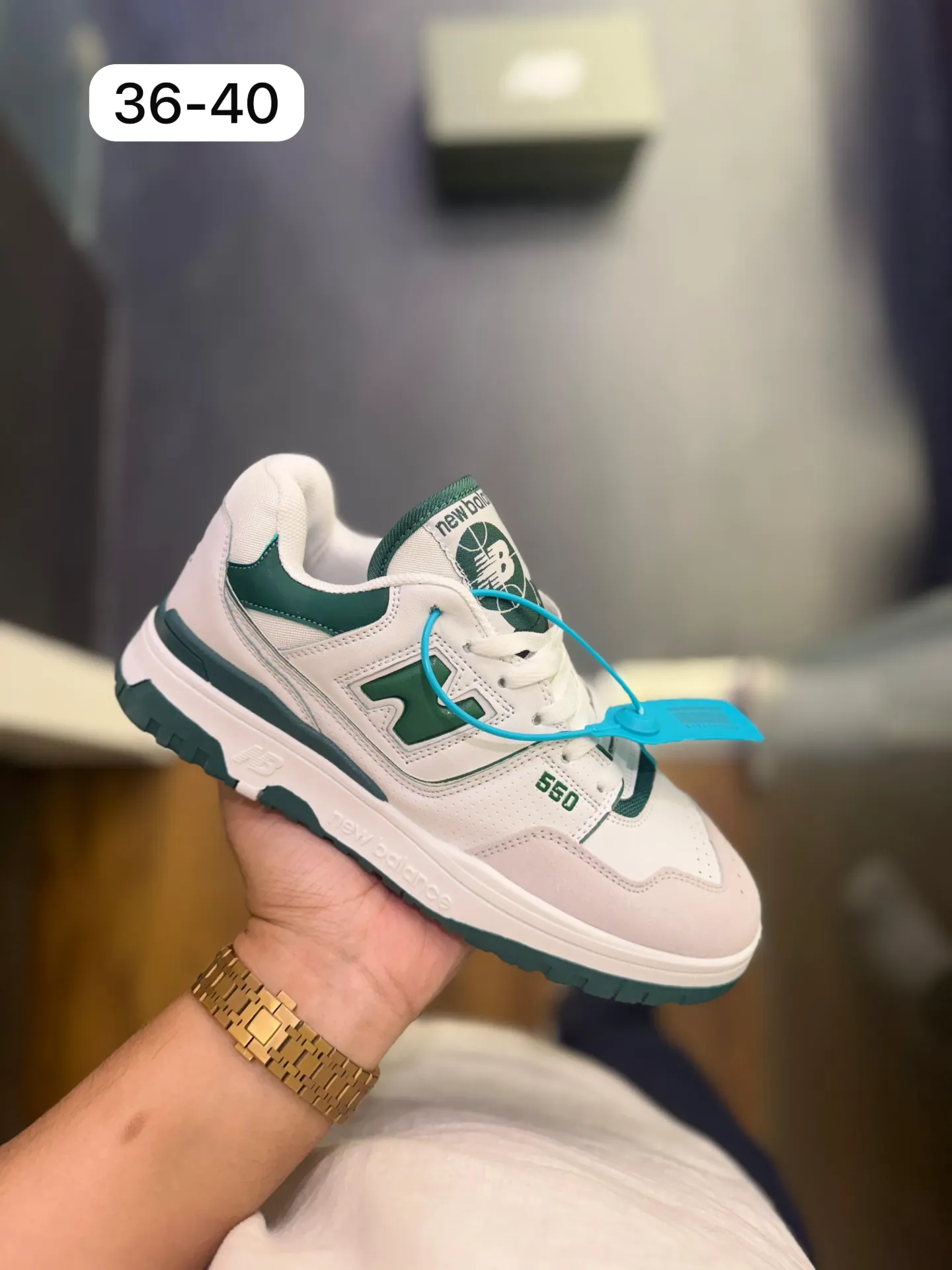 New balance 550 green 