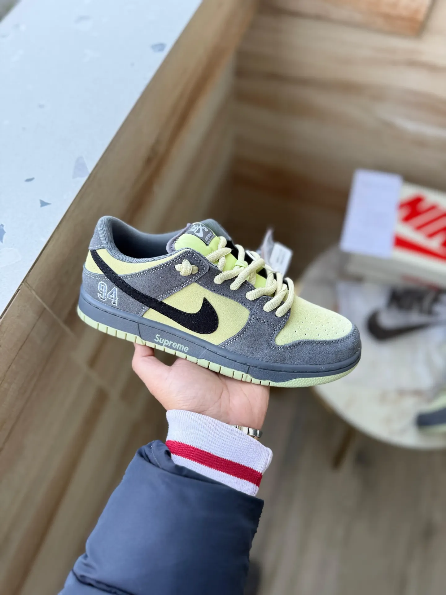 Nike SB Dunk Supreme 94 camper green  (40)