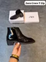 Zara croco t zip boot