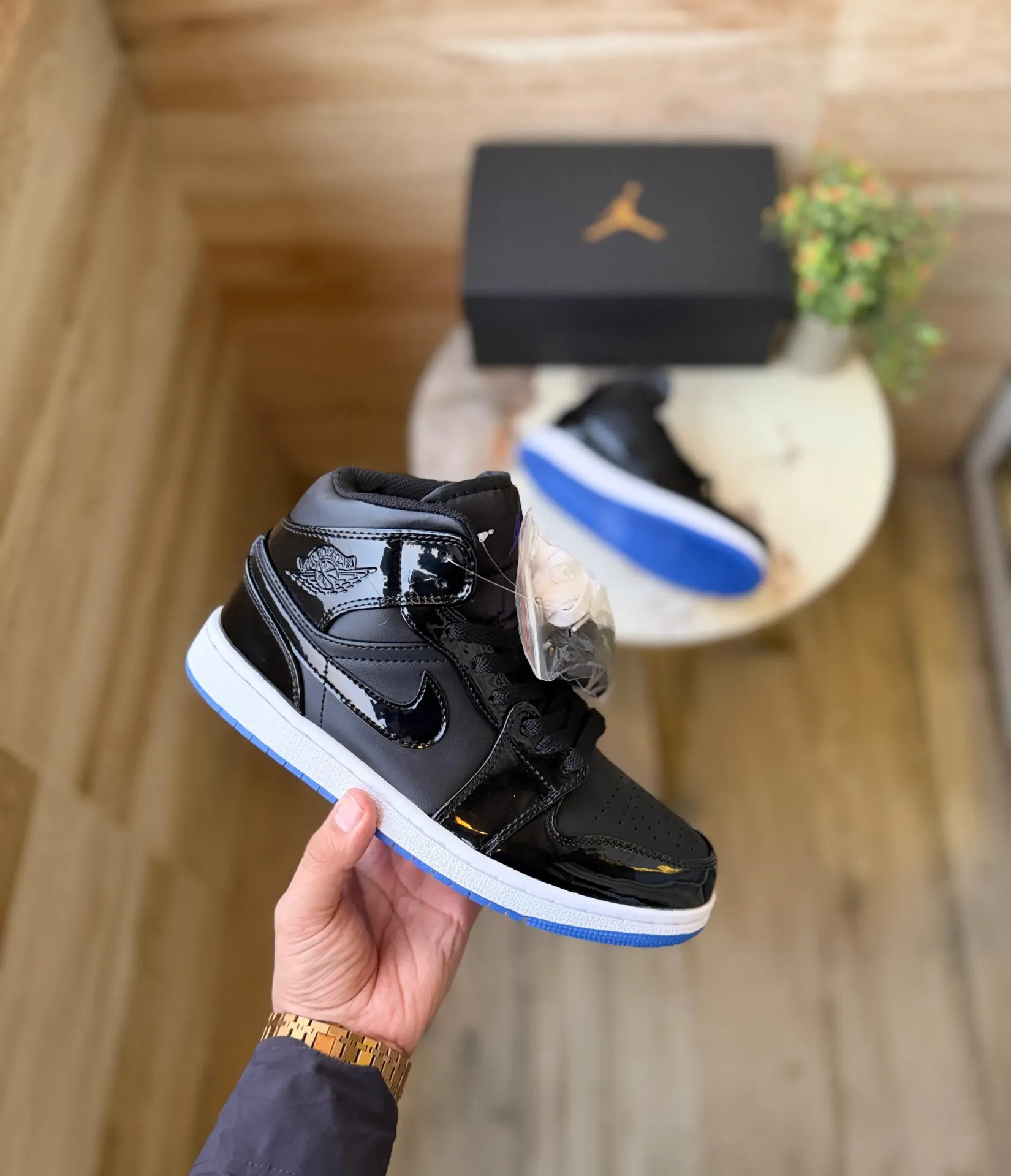 Air Jordans Retro 1 patent space jam (40)