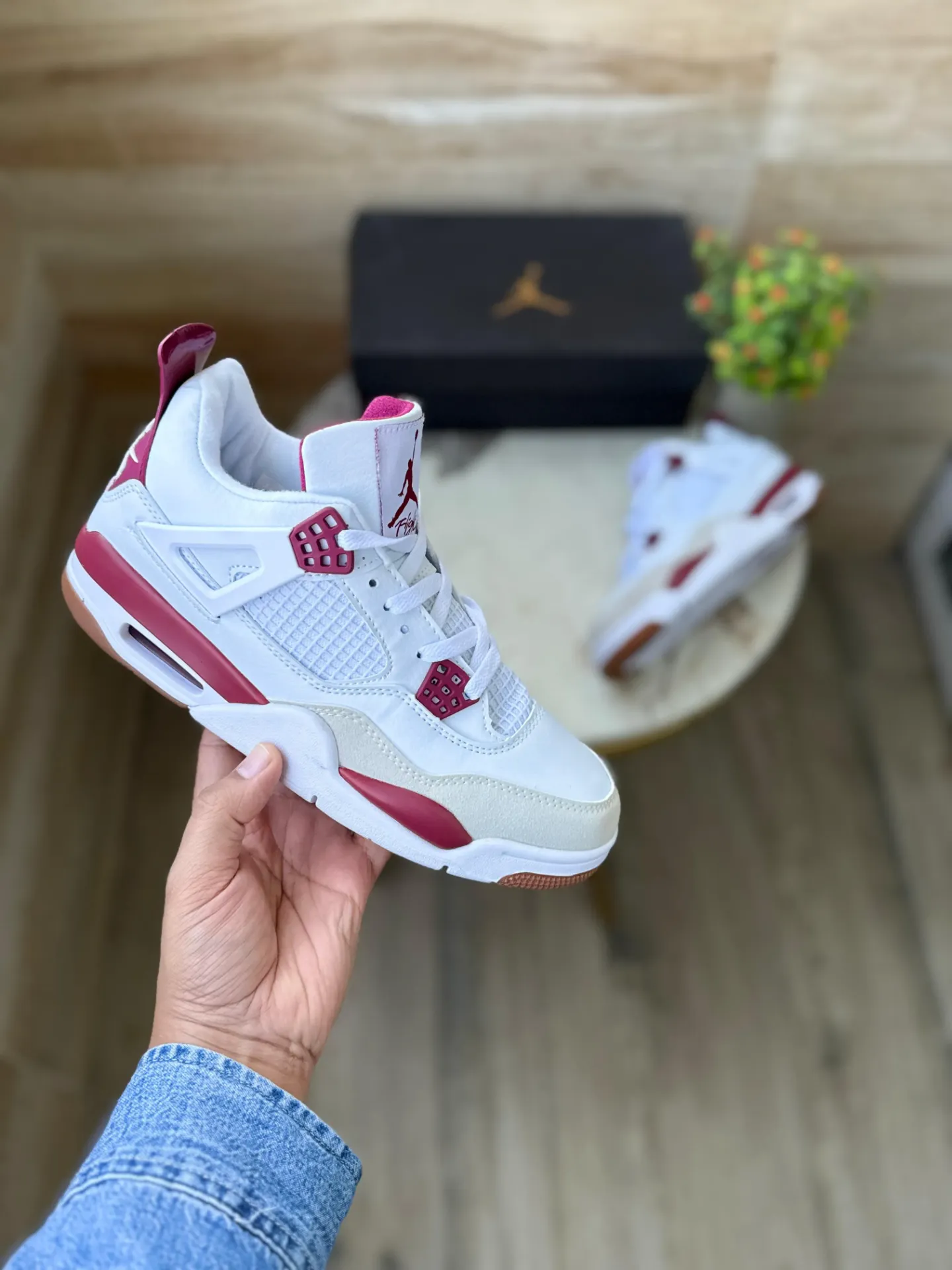 Air Jordans Retro 4 saphire (40)