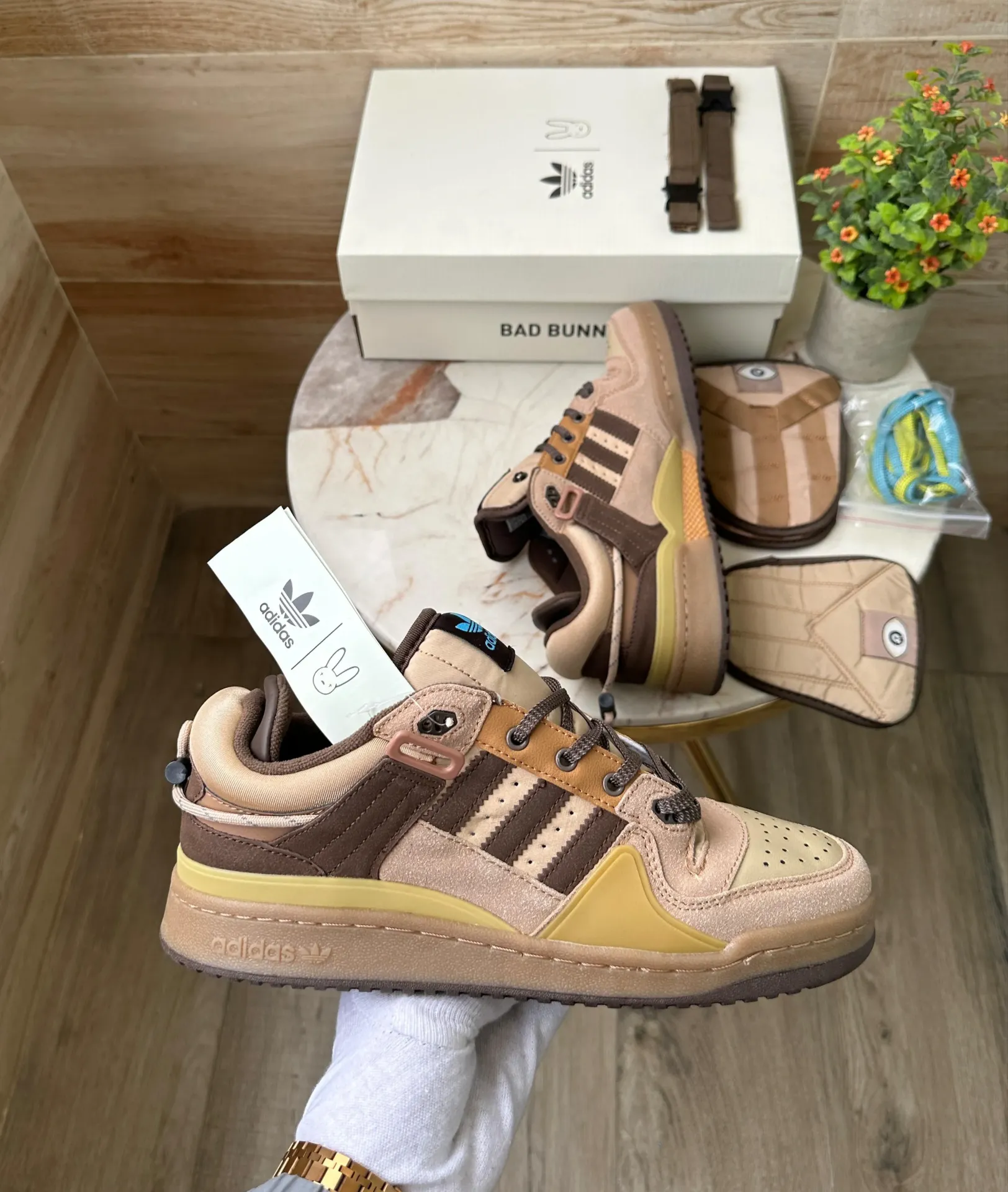 Adidas bad bunny brown