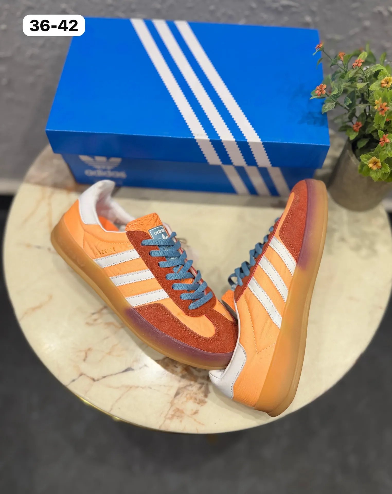 Adidas gazelle indoor beam orange 