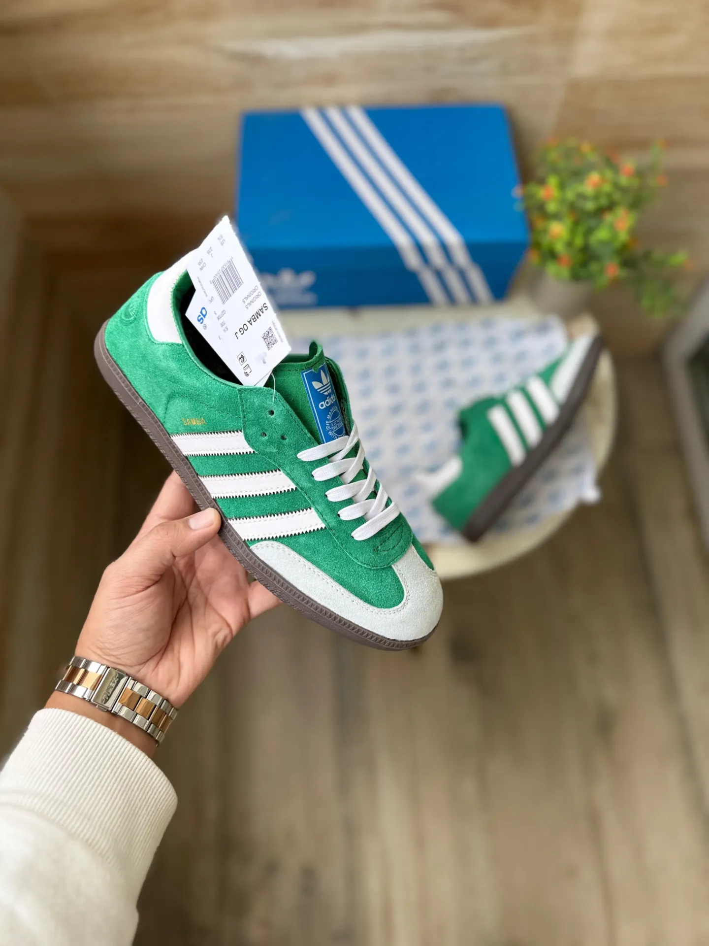 Samba basic grey green 