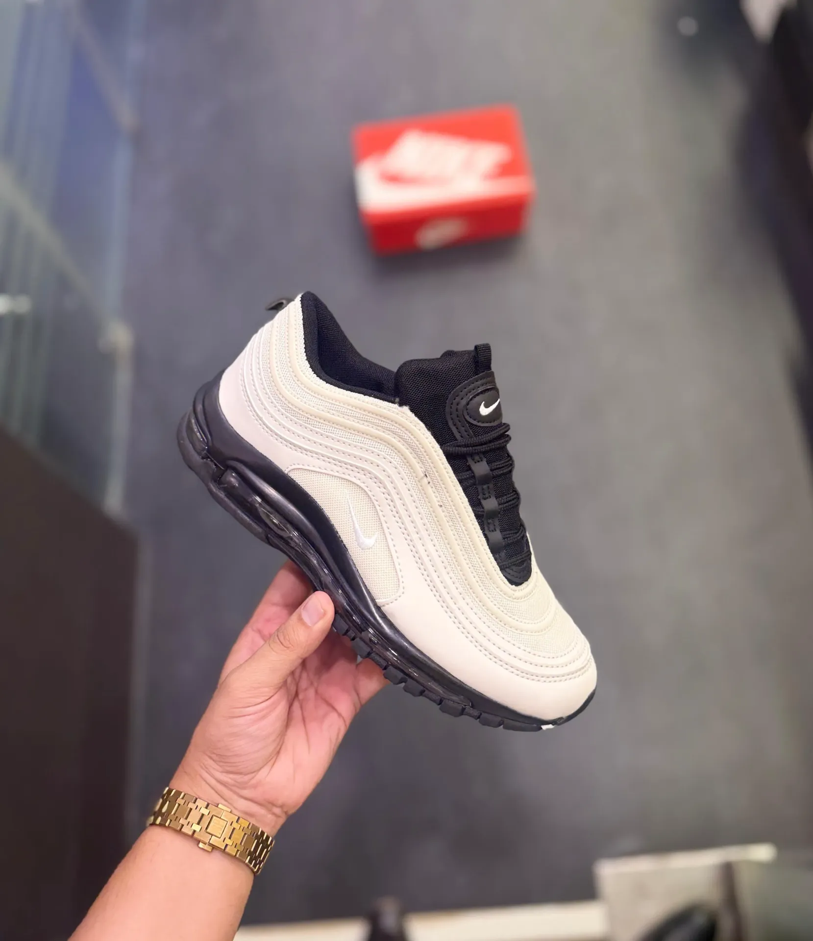 Nike air max 97 light bone (40)