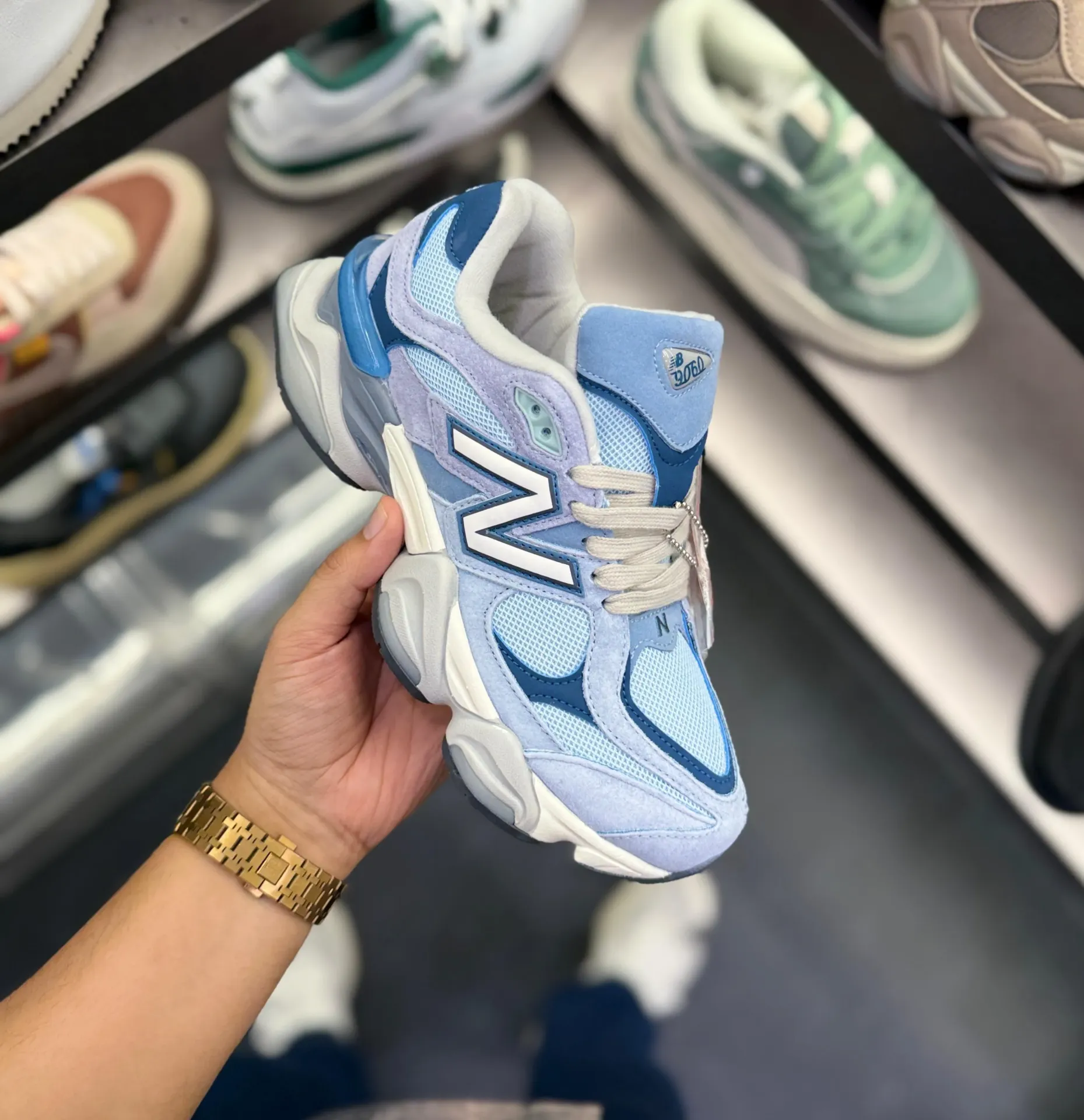 New balance 9060 chrome blue