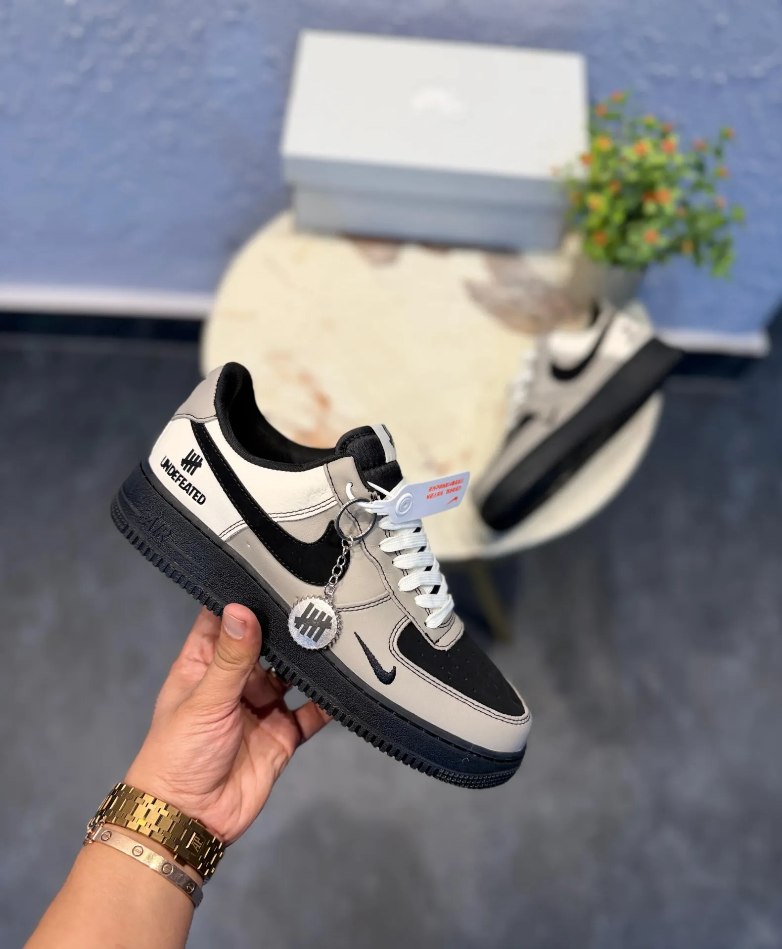 Nike air force custom undefeated key chain 2025 (40)